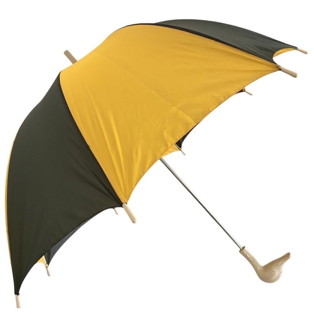 Aramis Umbrella Fowl Weather Mallard Duck Handle Green Yellow *flaw